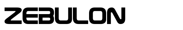 Zebulon font preview